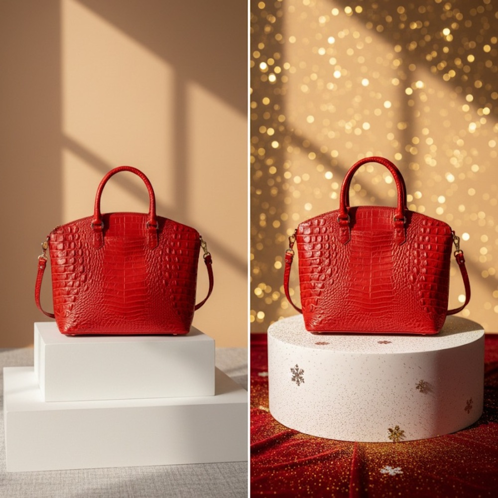 Brahmin Melbourne Duxbury Satchel in Carnation